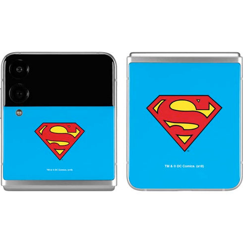 DC Comics Superman Official Logo Galaxy Z Flip4 5G Skin