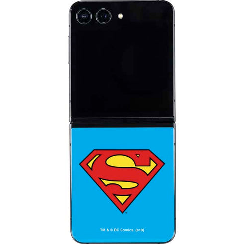DC Comics Superman Official Logo Galaxy Z Flip5 5G Skin