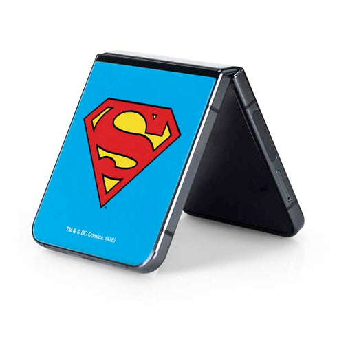 DC Comics Superman Official Logo Galaxy Z Flip5 5G Skin