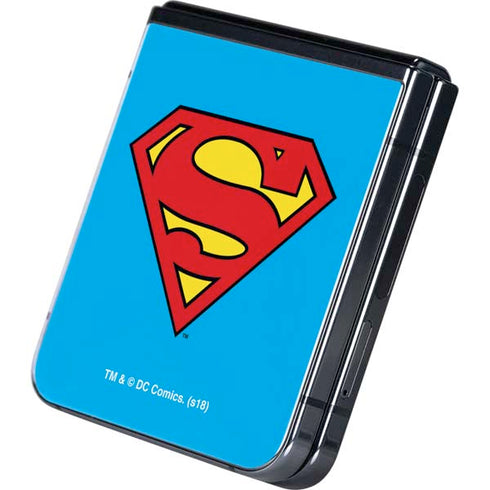 DC Comics Superman Official Logo Galaxy Z Flip5 5G Skin