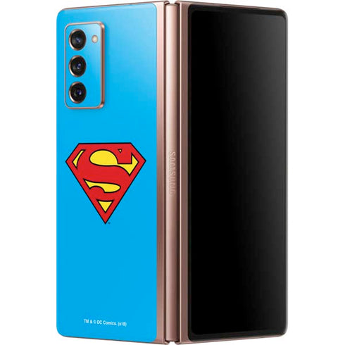 DC Comics Superman Official Logo Galaxy Z Fold2 5G Skin