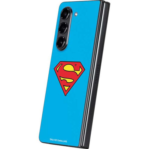 DC Comics Superman Official Logo Galaxy Z Fold5 5G Skin