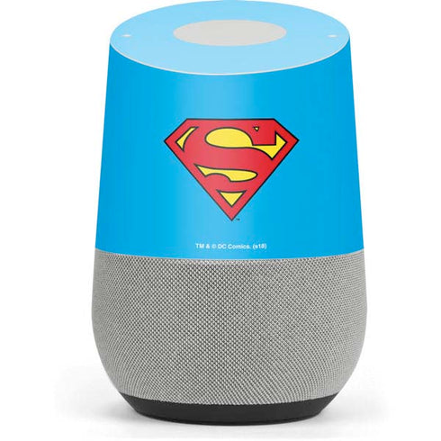DC Comics Superman Official Logo Google Home Skin