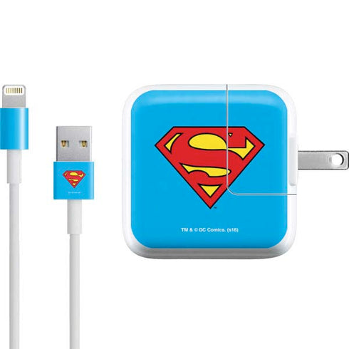 DC Comics Superman Official Logo iPad Charger (10W USB) Skin