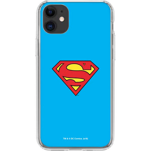 DC Comics Superman Official Logo iPhone 11 Clear Case