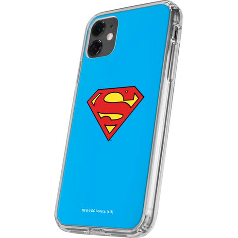 DC Comics Superman Official Logo iPhone 11 Clear Case
