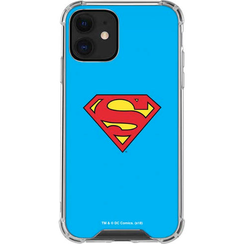DC Comics Superman Official Logo iPhone 12 Mini Clear Case