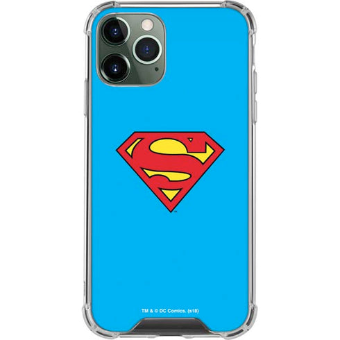 DC Comics Superman Official Logo iPhone 12 Pro Clear Case