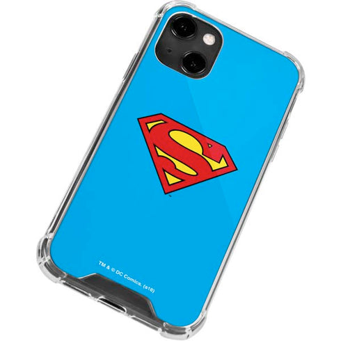 DC Comics Superman Official Logo iPhone 14 Clear Case