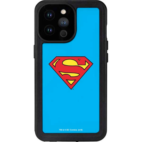 DC Comics Superman Official Logo iPhone 14 Pro Max Waterproof Case