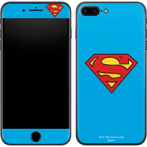 DC Comics Superman Official Logo iPhone 8 Plus Skin