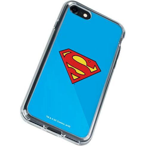 DC Comics Superman Official Logo iPhone SE (2nd & 3rd Gen) Clear Case