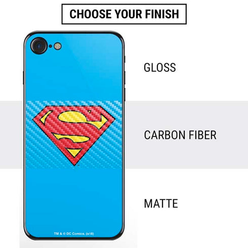 DC Comics Superman Official Logo iPhone SE (2nd & 3rd Gen) Skin