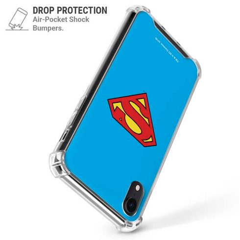 DC Comics Superman Official Logo iPhone XR Clear Case