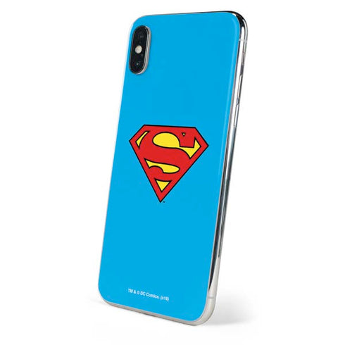 DC Comics Superman Official Logo iPhone XS Skin
