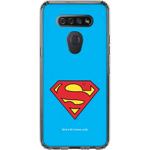 DC Comics Superman Official Logo LG K51/Q51 Clear Case