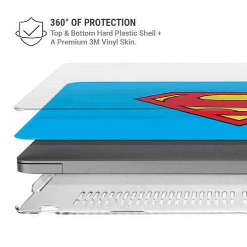 DC Comics Superman Official Logo MacBook Pro 16in (2021-25) Case plus Skin