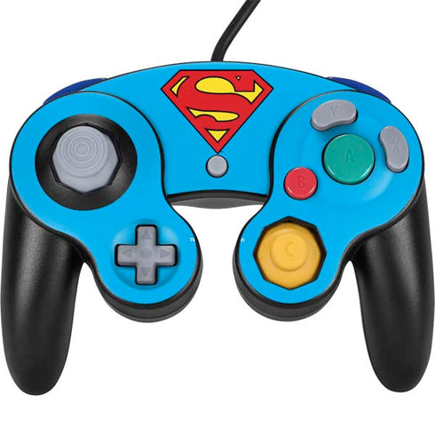 DC Comics Superman Official Logo Nintendo GameCube Controller Skin