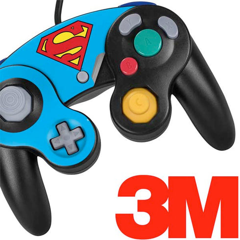 DC Comics Superman Official Logo Nintendo GameCube Controller Skin