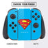 DC Comics Superman Official Logo Nintendo Switch Bundle Skin