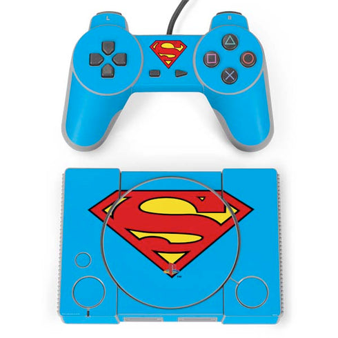 DC Comics Superman Official Logo PlayStation Classic Bundle Skin