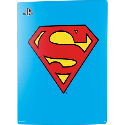 DC Comics Superman Official Logo PS5 Console Skin