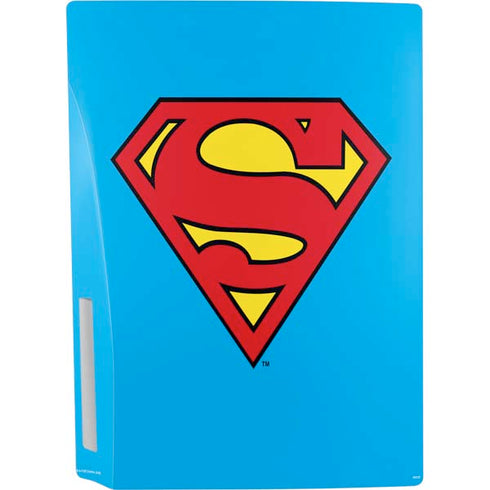 DC Comics Superman Official Logo PS5 Console Skin
