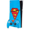 DC Comics Superman Official Logo PS5 Slim Digital Edition Bundle Skin
