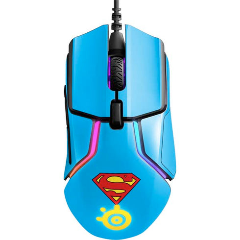 DC Comics Superman Official Logo SteelSeries Rival 600 Gaming Mouse Skin