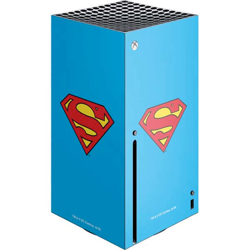 DC Comics Superman Official Logo Xbox Series X Console Skin