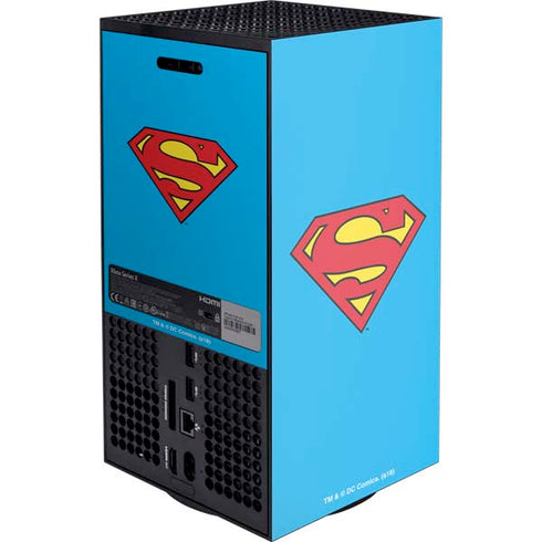 DC Comics Superman Official Logo Xbox Series X Console Skin