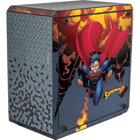 DC Comics Superman Action Flying Pose Cooler Master MasterBox Q300L Mini Tower Skin