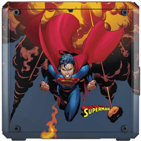 DC Comics Superman Action Flying Pose Cooler Master MasterBox Q300L Mini Tower Skin
