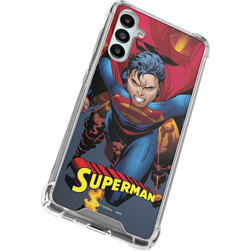 DC Comics Superman Action Flying Pose Galaxy A15 5G Clear Case