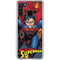 DC Comics Superman Action Flying Pose Galaxy A21 Clear Case