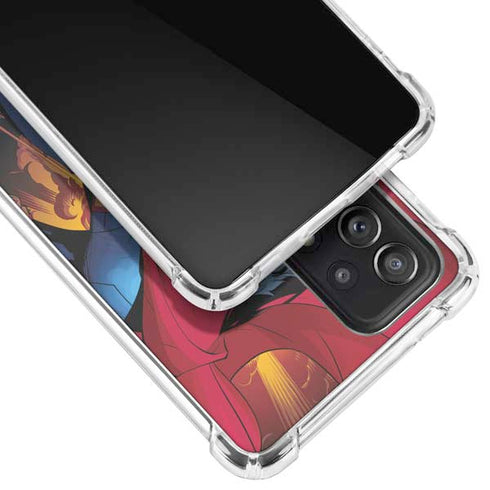 DC Comics Superman Action Flying Pose Galaxy A52 5G Clear Case