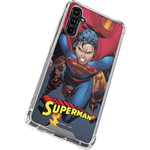 DC Comics Superman Action Flying Pose Galaxy A54 5G Clear Case