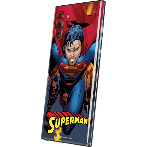 DC Comics Superman Action Flying Pose Galaxy Note 10 Skin