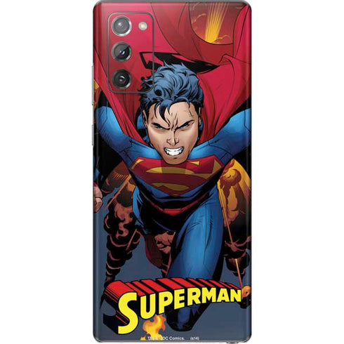 DC Comics Superman Action Flying Pose Galaxy Note20 5G Skin