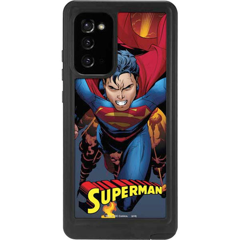 DC Comics Superman Action Flying Pose Galaxy Note20 5G Waterproof Case