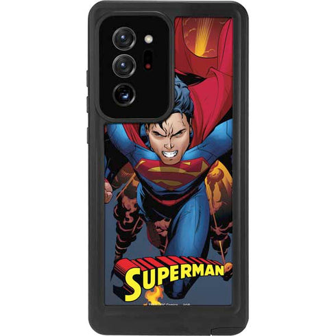 DC Comics Superman Action Flying Pose Galaxy Note20 Ultra 5G Waterproof Case