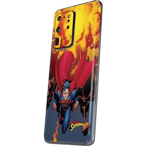 DC Comics Superman Action Flying Pose Galaxy S20 Ultra 5G Skin
