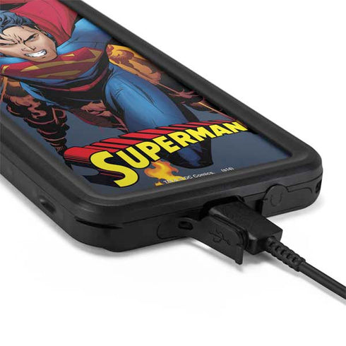 DC Comics Superman Action Flying Pose Galaxy S20 Waterproof Case