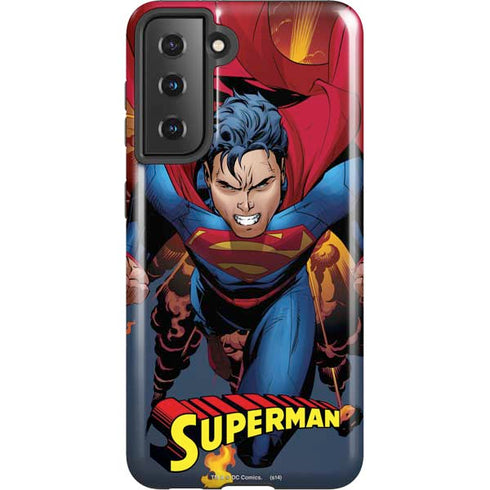 DC Comics Superman Action Flying Pose Galaxy S21 5G Pro Case