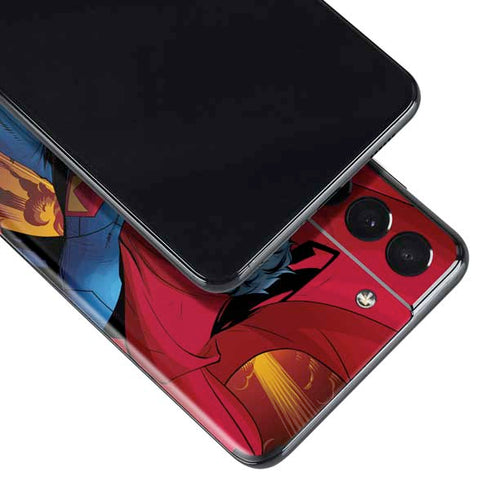 DC Comics Superman Action Flying Pose Galaxy S21 Plus 5G Skin