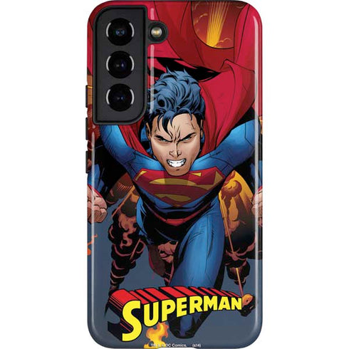 DC Comics Superman Action Flying Pose Galaxy S22 Pro Case