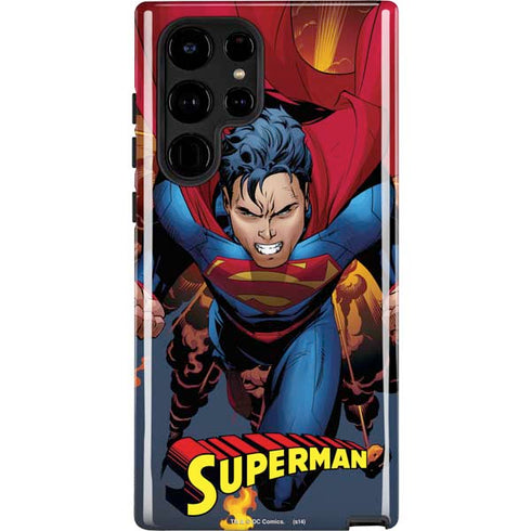 DC Comics Superman Action Flying Pose Galaxy S22 Ultra Pro Case
