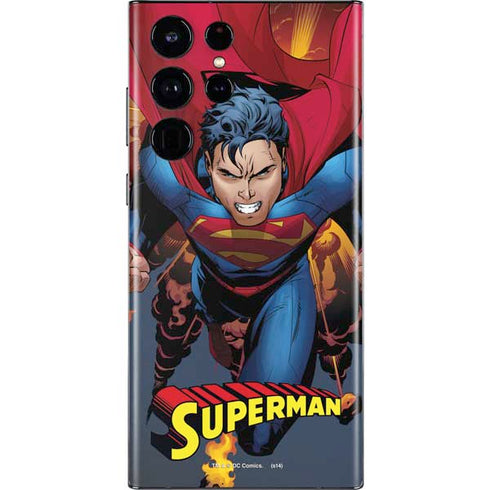 DC Comics Superman Action Flying Pose Galaxy S22 Ultra Skin