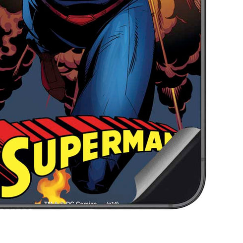 DC Comics Superman Action Flying Pose Galaxy S23 FE Skin