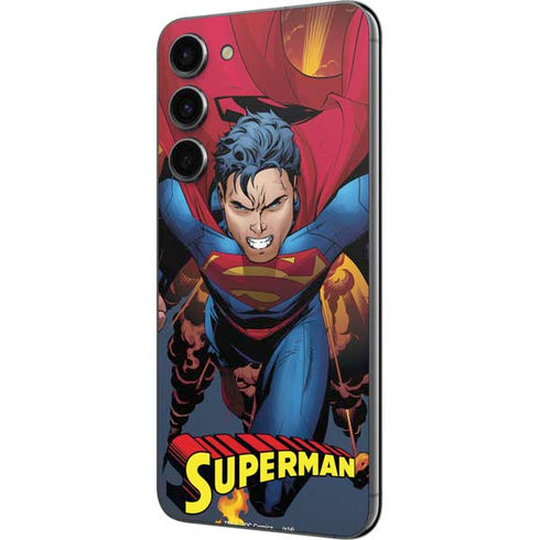 DC Comics Superman Action Flying Pose Galaxy S23 Plus Skin